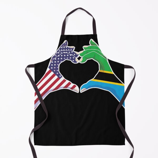 Item preview, Tanzania Tanzanian USA United States American America Love Heart Peace designed and sold by FlagX.