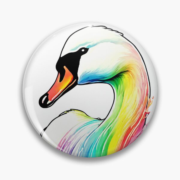 Item preview, Rainbow Swan Queen Pride  designed and sold by CyberArtistOne.