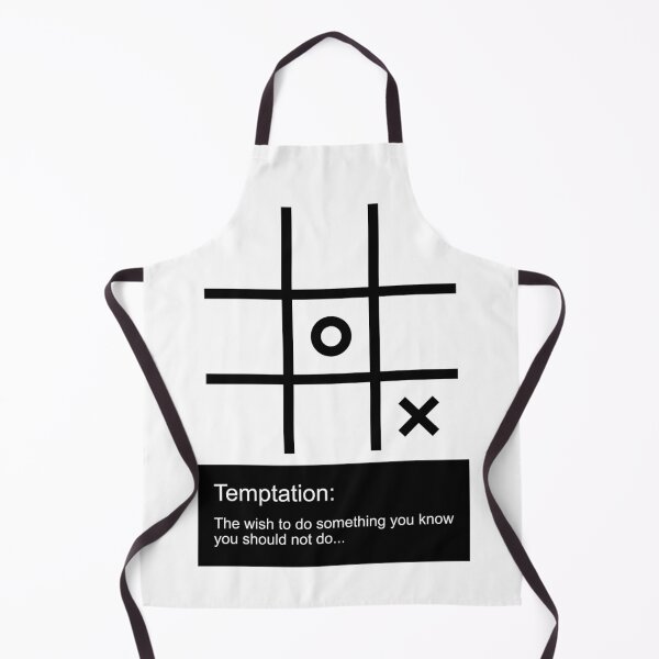 Item preview, Temptation - Tic tac toe designed and sold by SquareKeyStudio.
