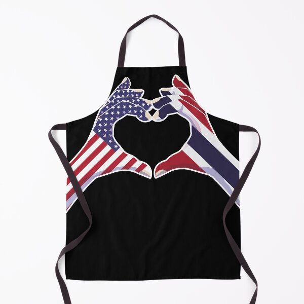 Item preview, Thailand Thai USA United States American America Love Heart Peace designed and sold by FlagX.