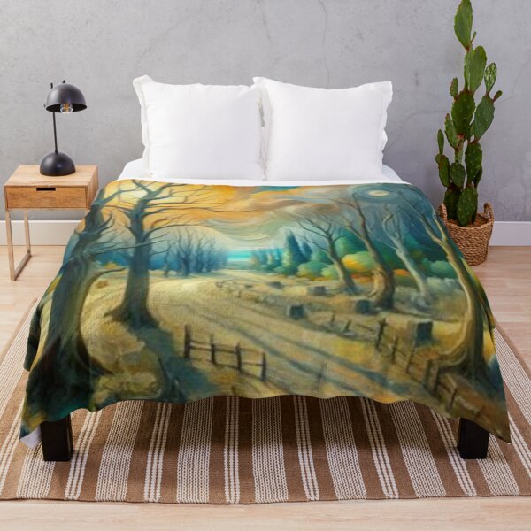 Item preview, Winter evening garden painting  designed and sold by MogolArt.