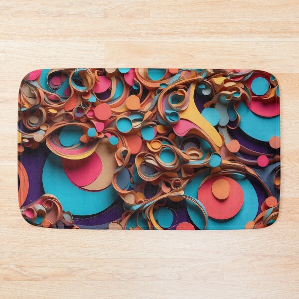 Item preview, Kaleidoscopic Discs Dance in a Whirlwind of Colours designed and sold by ArtComixHaven.