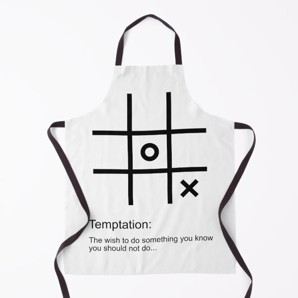 Item preview, Temptation - Tic tac toe designed and sold by SquareKeyStudio.