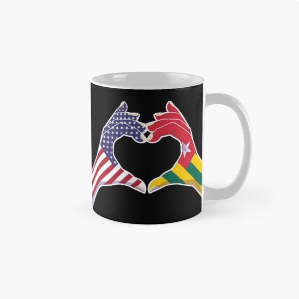 Item preview, Togo Togolese USA United States American America Love Heart Peace designed and sold by FlagX.