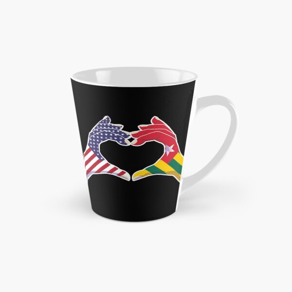 Item preview, Togo Togolese USA United States American America Love Heart Peace designed and sold by FlagX.