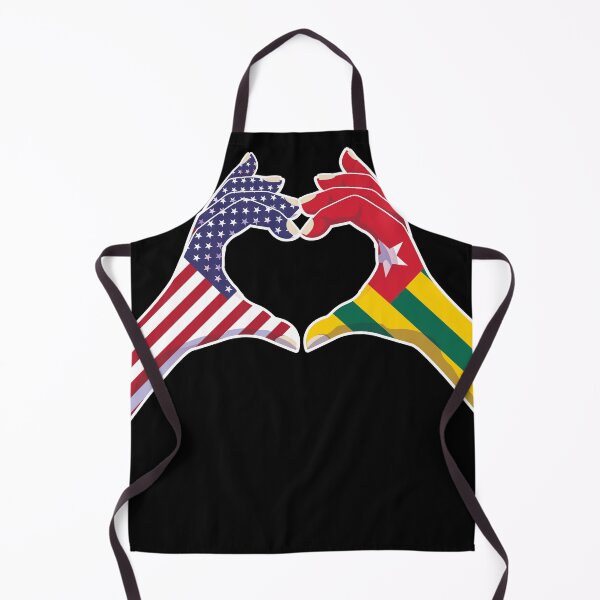Item preview, Togo Togolese USA United States American America Love Heart Peace designed and sold by FlagX.