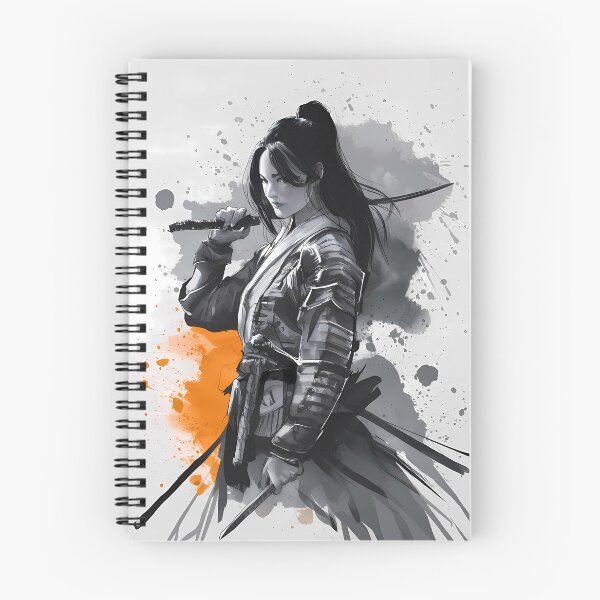 Item preview, Samurai woman designed and sold by Pixeledfox.