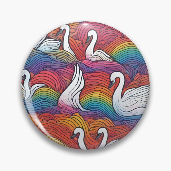 Item preview, Rainbow Swan Queen Pride  designed and sold by CyberArtistOne.