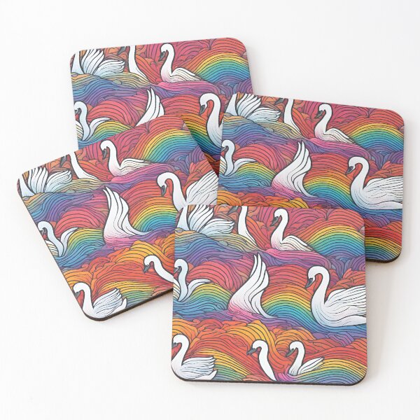 Item preview, Rainbow Swan Queen Pride  designed and sold by CyberArtistOne.