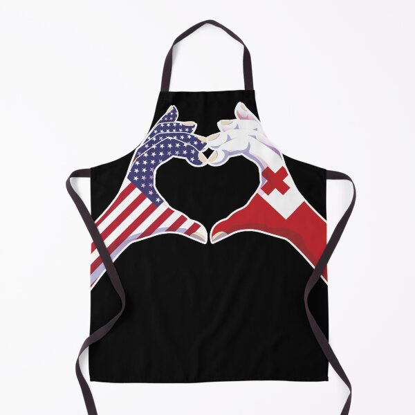 Item preview, Tonga Tongan USA United States American America Love Heart Peace designed and sold by FlagX.