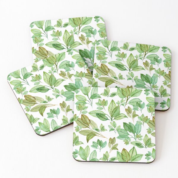 Item preview, Transparent Leaves Pattern designed and sold by andrebalest.art.