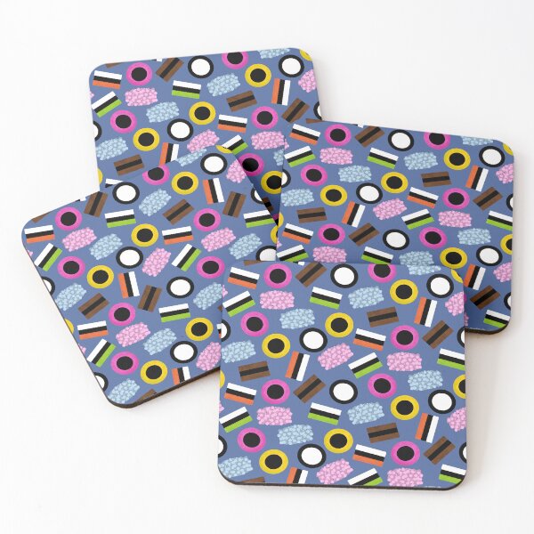 Item preview, Liquorice Allsorts - Lakridskonfekt - Blue designed and sold by marialindemann.