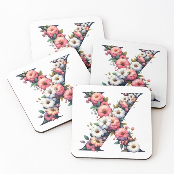 Item preview, Letter “X” containing flowers designed and sold by yeekazar.