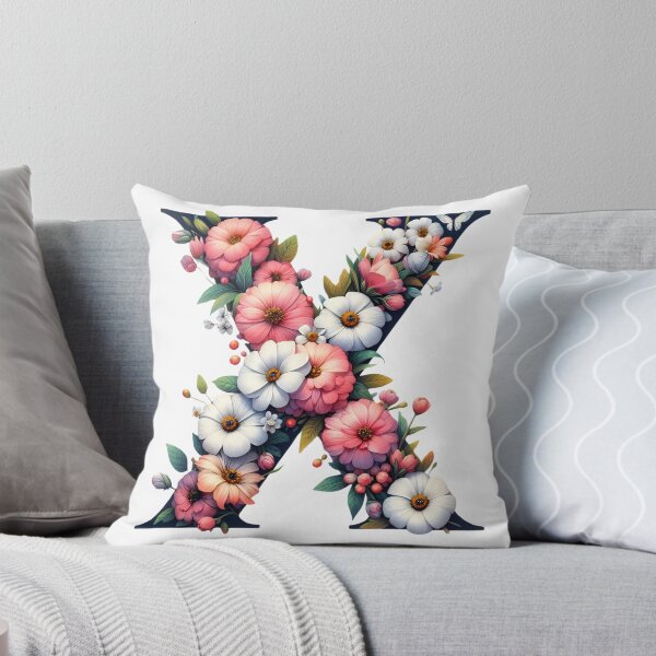 Item preview, Letter “X” containing flowers designed and sold by yeekazar.