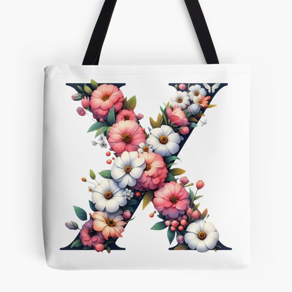 Item preview, Letter “X” containing flowers designed and sold by yeekazar.