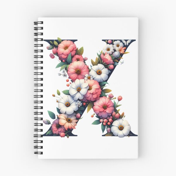 Item preview, Letter “X” containing flowers designed and sold by yeekazar.