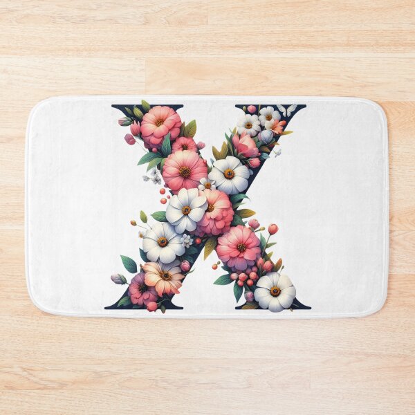 Item preview, Letter “X” containing flowers designed and sold by yeekazar.