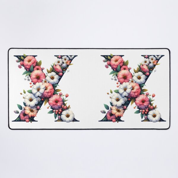Item preview, Letter “X” containing flowers designed and sold by yeekazar.