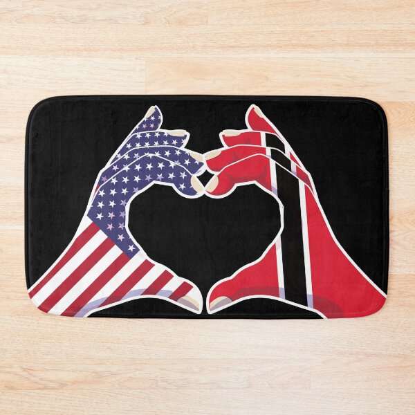 Item preview, Trinidad Tobago USA United States American America Love Heart Peace designed and sold by FlagX.