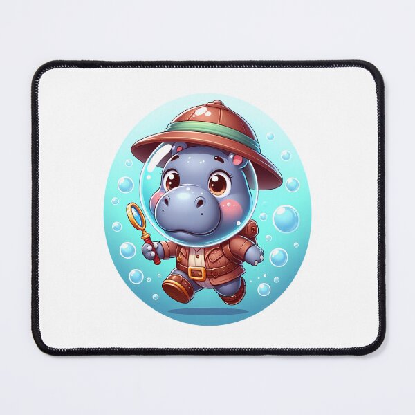 Item preview, Adventurous Hippo designed and sold by TinyTailsGalery.