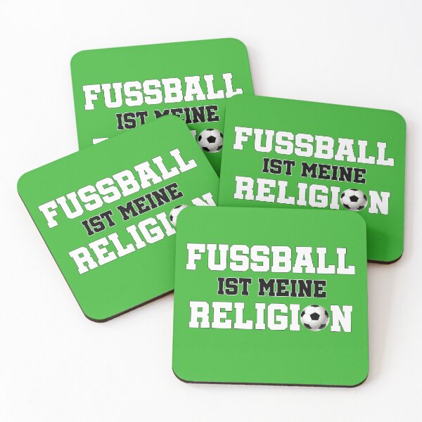 Item preview, Football is my religion (german version) football soccer gifts designed and sold by LessStressNerd.