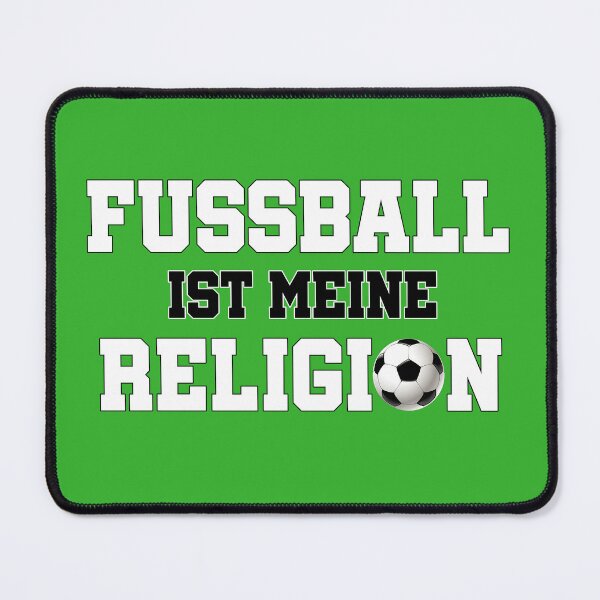 Item preview, Football is my religion (german version) football soccer gifts designed and sold by LessStressNerd.
