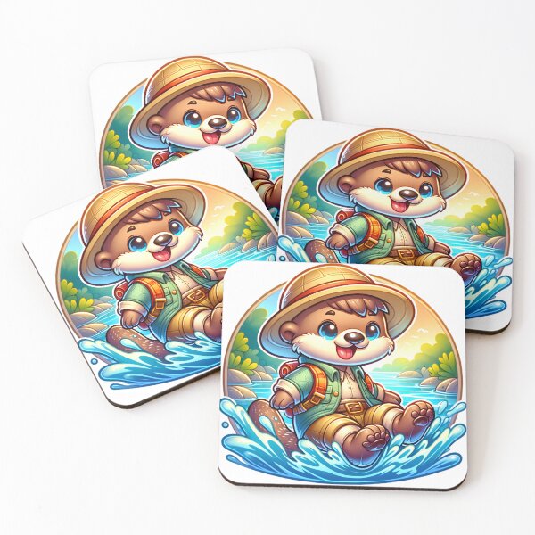 Item preview, Adventurous Otter Explorer designed and sold by TinyTailsGalery.