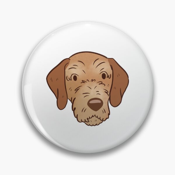 Item preview, Wirehaired vizsla dog face designed and sold by Yaragold.