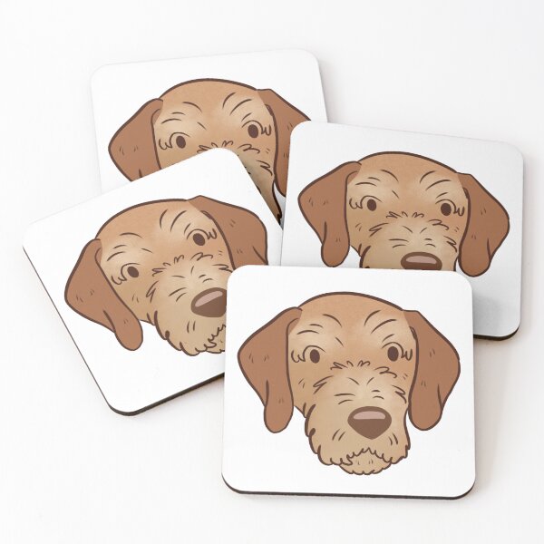 Item preview, Wirehaired vizsla dog face designed and sold by Yaragold.