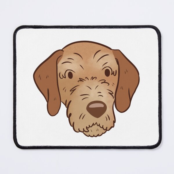 Item preview, Wirehaired vizsla dog face designed and sold by Yaragold.