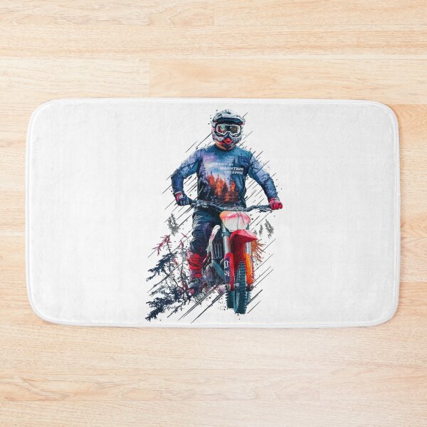 Item preview, Off-road motorcycle in the forest designed and sold by SaNNty.