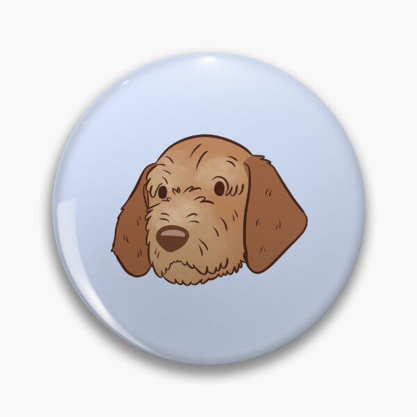 Item preview, Wirehaired vizsla dog face designed and sold by Yaragold.