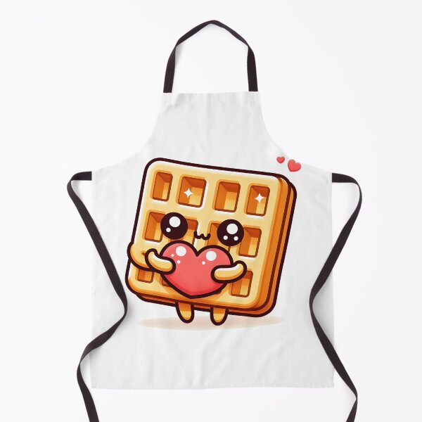 Item preview, Kawaii Waffle With Heart designed and sold by CanvasCutie.