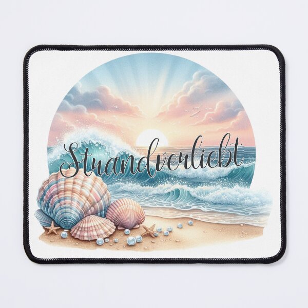 Item preview, In love with the beach, beach, sea, shells designed and sold by Meer-Lifestyle.