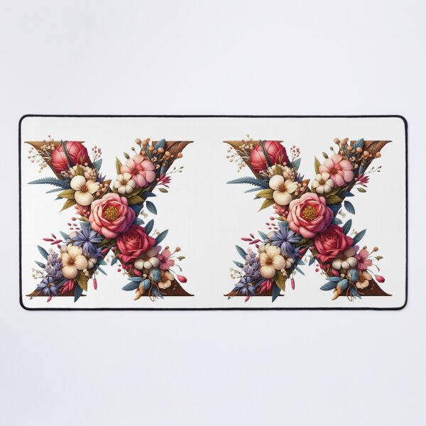 Item preview, Letter “X” containing flowers designed and sold by yeekazar.