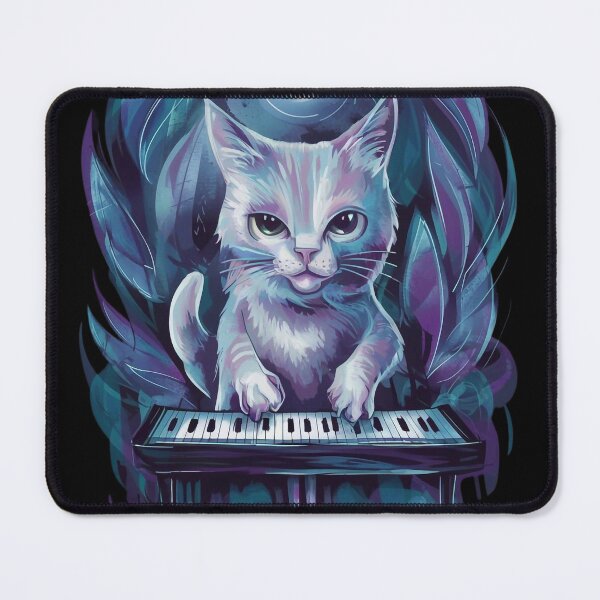 Item preview, Cat playing the piano designed and sold by Tajdi.