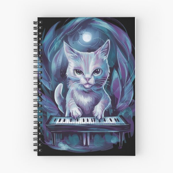 Item preview, Cat playing the piano designed and sold by Tajdi.