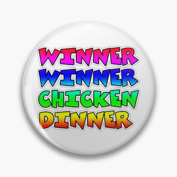 Item preview, Winner Winner Chicken Dinner: Celebrating Victory and Success designed and sold by PING 999 STUDIO.