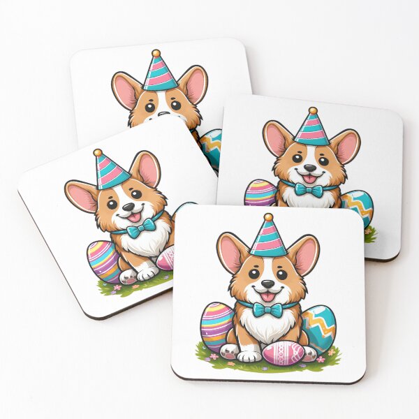 Item preview, Cheerful Corgi Easter Delight designed and sold by EpicPaws.