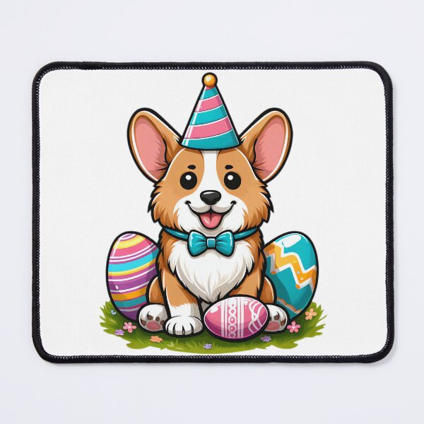 Item preview, Cheerful Corgi Easter Delight designed and sold by EpicPaws.
