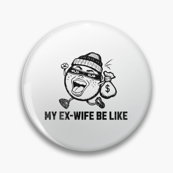Item preview, Ex-wife Alimony - Satirical Divorce Settlement Cartoon designed and sold by AmorcitoDesigns.