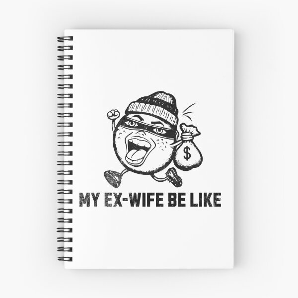 Item preview, Ex-wife Alimony - Satirical Divorce Settlement Cartoon designed and sold by AmorcitoDesigns.