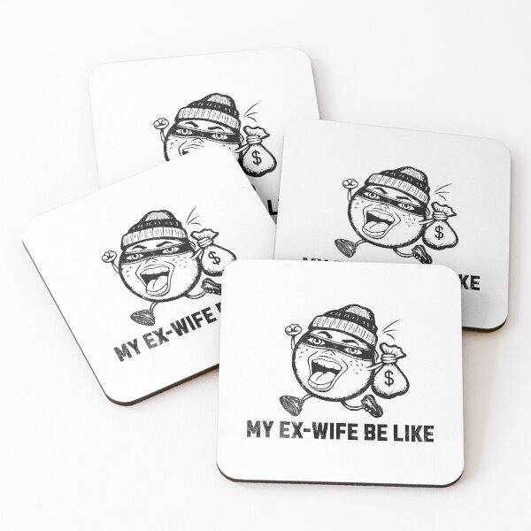 Item preview, Ex-wife Alimony - Satirical Divorce Settlement Cartoon designed and sold by AmorcitoDesigns.