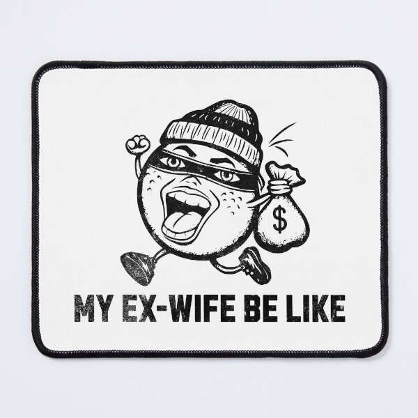 Item preview, Ex-wife Alimony - Satirical Divorce Settlement Cartoon designed and sold by AmorcitoDesigns.