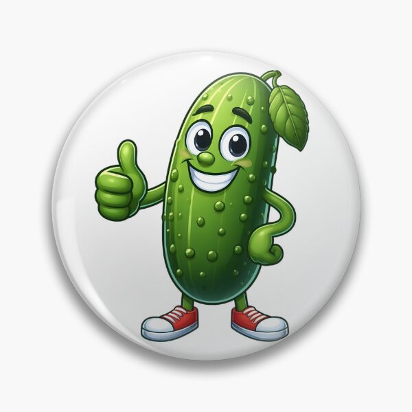 Item preview, Cool Anthropomorphic Cucumber designed and sold by Delamoon.