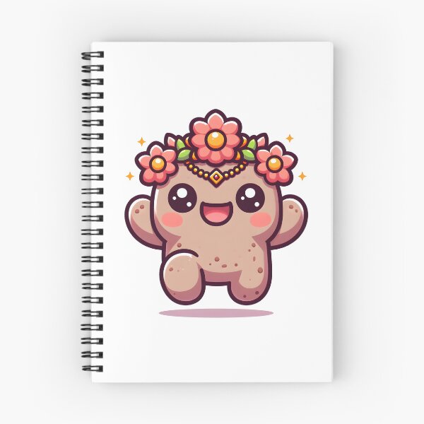 Item preview, Kawaii Kawaii Golem With Flower Crown designed and sold by CanvasCutie.