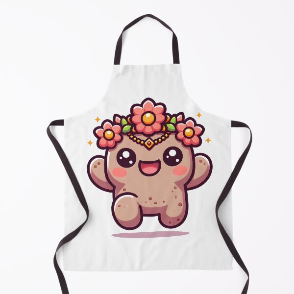 Item preview, Kawaii Kawaii Golem With Flower Crown designed and sold by CanvasCutie.