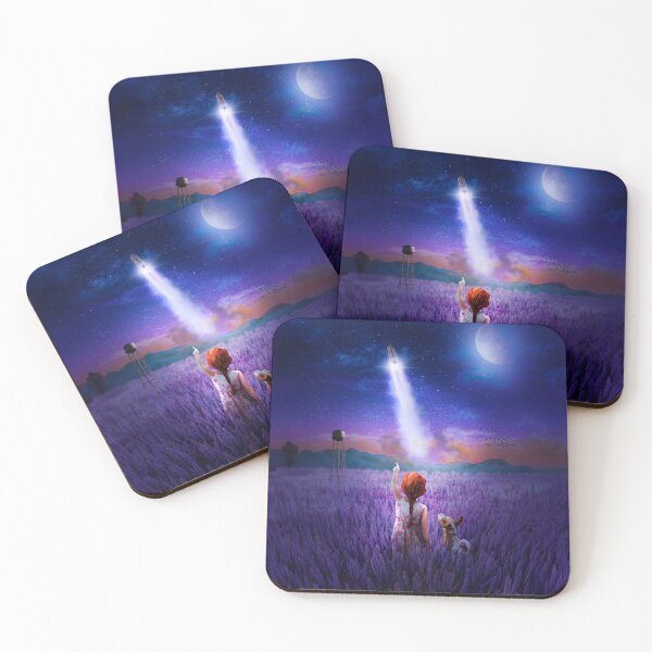 Item preview, Rocket Launch In A Lavender Field designed and sold by JRRTs.