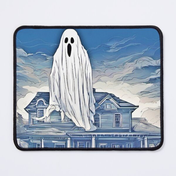 Item preview, Spooky Ghost House designed and sold by Health And Fitness Posts e-Store.