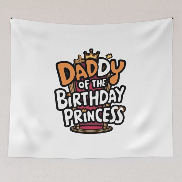 Item preview, daddy of the birthday princess designed and sold by bukajart.